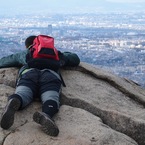 絶景を望むしゃぶさん