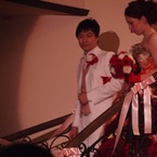 お色直し後の新郎新婦