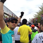 余裕を見せる稲葉