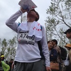 ドリンクを飲むしゃぶさん