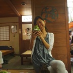 赤福氷と岡村さん