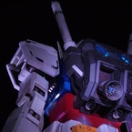 後ろから見たガンダム