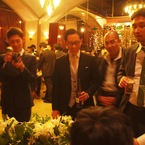 ２次会でも和田しゃんを囲む