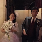 最後まで見送ってくれた二人